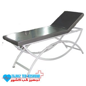 تخت معاینه پایه هلالی زیر سر متحرک