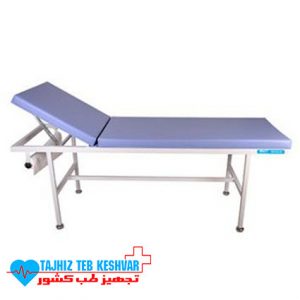 تخت معاینه پایه ثابت زیر سر متحرک
